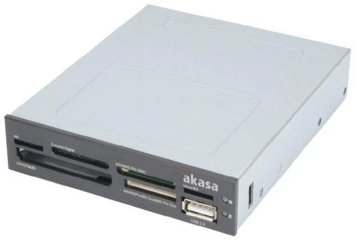 Atminties kortelė Akasa AK-ICR-07 Internal 6-Port Card Reader 3,5 – juodas