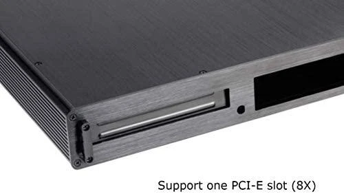 Akasa Galileo TU1 Thin–Mini–ITX 1U obudowa, OEM – juoda