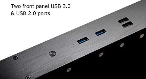 Akasa Galileo TU1 Thin–Mini–ITX 1U obudowa, OEM – juoda