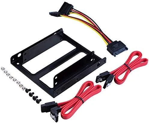 Akasa Dual 2.5 Inch SSD & HDD Adapteris for 3.5 Inch with SATA Cable
