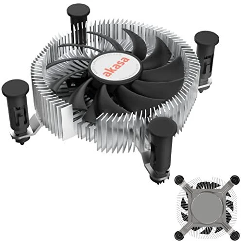 Akasa AK-CC6601EP01 Low Profile procesoriaus aušintuvas – Sockel LGA 1700, 26,9mm hoch