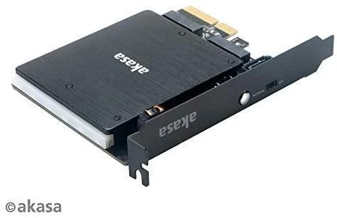 Akasa AK-PCCM2P-03 - PCIe - M.2 - Juodas - 32 Gbit/s - 0 - 55 °C