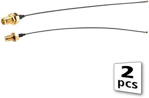 Akasa I-PEX MHF4L zu RP-SMA Kabelis – 2er-Pack, 15cm