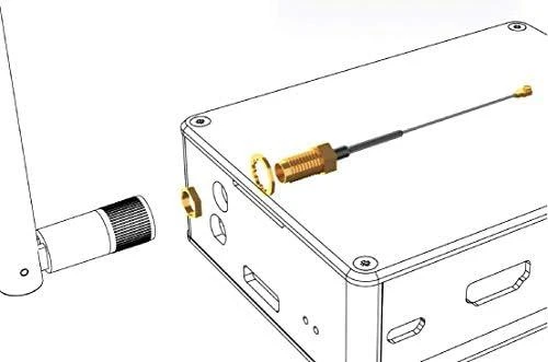 Akasa I-PEX MHF4L zu RP-SMA Kabelis – 2er-Pack, 15cm