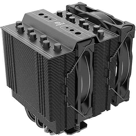 Galimas Akasa Soho H7 Dual Tower Cooler CPU, ARGB – 120 mm