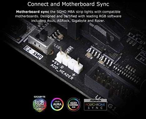 Akasa SOHO MBA ARGB LED Strip – 30cm