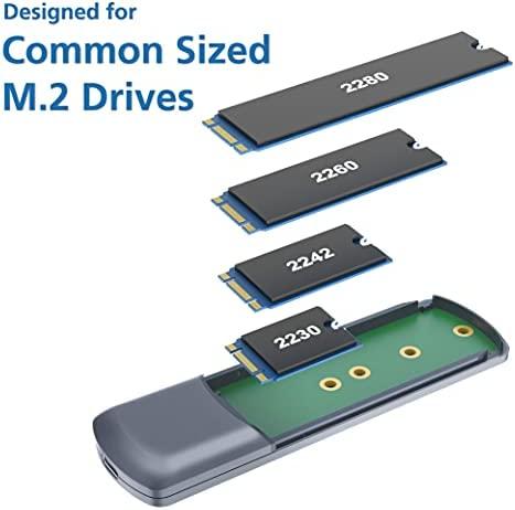 Akasa Portable M.2 SATA/NVMe SSD į USB-C 3.2 Gen 2