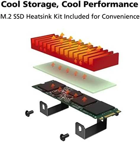 Akasa Turing Fanless obudowa UCFF (Intel NUC), OEM – juoda, LGA1700