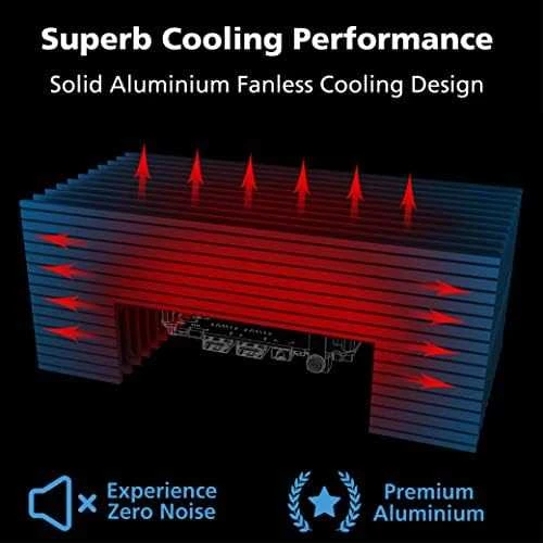 Akasa Turing Fanless obudowa UCFF (Intel NUC), OEM – juoda, LGA1700