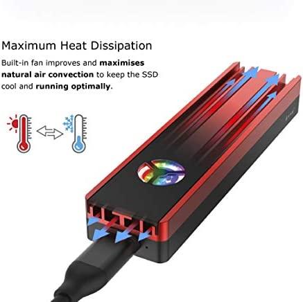 Akasa Vegas SSD Mate, M.2 SATA / NVMe SSD į USB3.2 Gen2