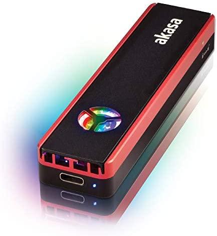 Akasa Vegas SSD Mate, M.2 SATA / NVMe SSD į USB3.2 Gen2