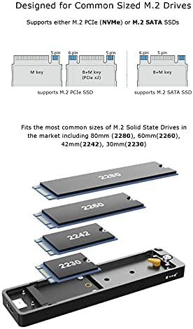 Akasa Vegas SSD Mate, M.2 SATA / NVMe SSD į USB3.2 Gen2