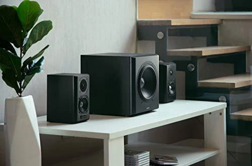 Aktyvi HiFi kolonėlių sistema Edifier S351DB, 2.1, 8" subwooferis, 150W RMS, Bluetooth aptX, optinė / koaksialinė / RCA, nuotolinio valdymo pultas, juoda