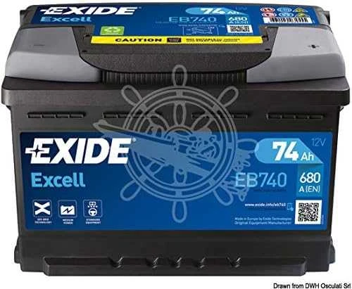 Exide Akumuliatorius 62 Ah 540 A EN 12V