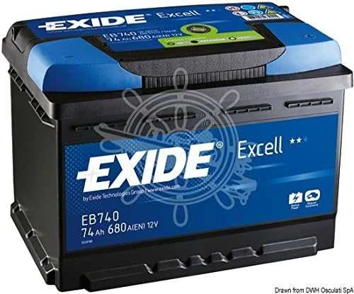 Exide Akumuliatorius 62 Ah 540 A EN 12V