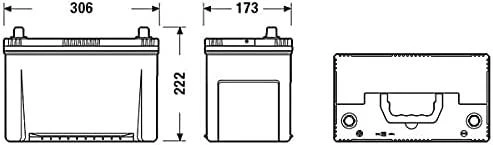 EXIDE EA955 95Ah 800A (EN) 12V akumuliatorius
