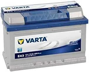 VARTA E43 akumuliatorius su melynu dangciu