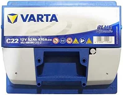 VARTA C22 52Ah 470A (EN) 12V akumuliatorius