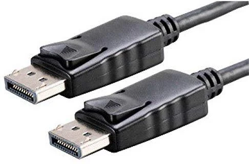 DisplayPort kabelis su fiksavimo jungtimis