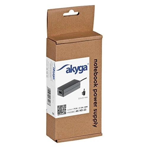 Akyga AK-ND-23 maitinimo adapteris/inverteris Indoor 40 W Juodas