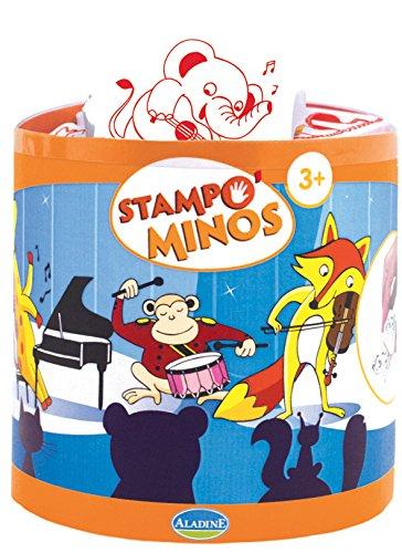 Aladine Guminių antspaudų rinkinys Muzikiniai gyvūnai 11 vnt