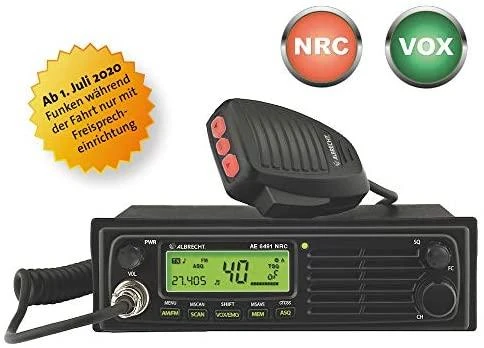 Albrecht AE 6491 NRC racija su LCD ekranu ir priedais