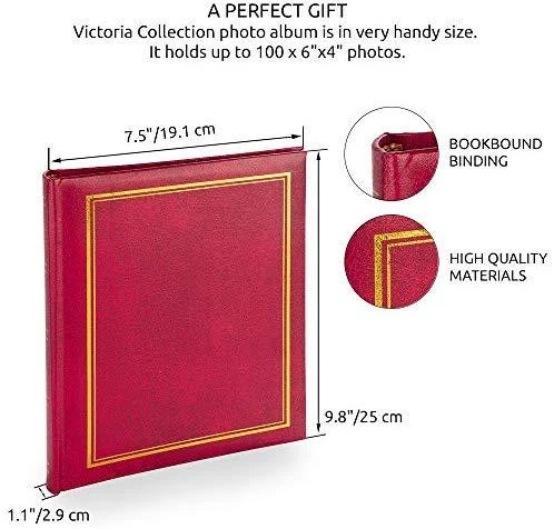 Victoria Collection Albumas B 10x15/300 M-2 Classic, raudonas
