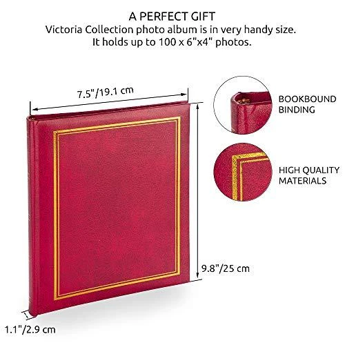 Victoria Collection Albumas B 10x15/200M Classic, raudonas