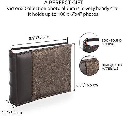 Victoria Collection Album B 10x15/100M Flower-3, ruda