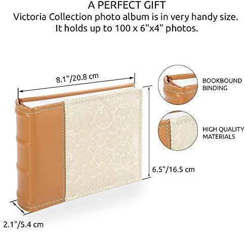 Victoria Collection Albumas B 10x15/100M Flower-3, auksinis