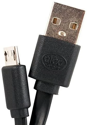Alca plast ALCA Laidas Micro USB 2.0 juodas, 100cm ilgio (išmaniems, MP3)