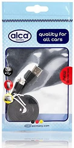 Alca plast ALCA Laidas Micro USB 2.0 juodas, 100cm ilgio (išmaniems, MP3)