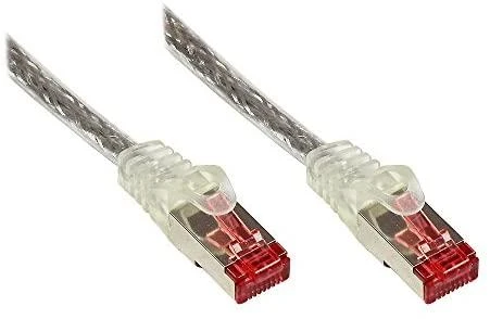 „Good Connections“ RNS komutacinis kabelis su apsaugine danga, Cat. 6, S/FTP, PiMF, PVC, 250MHz, baltas, 10m, „Good Connections“ (8060-100W)