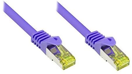 Good Connections Geri ryšiai 1 m Cat7 S/FTP – 1 m – Cat7 – S/FTP (S-STP) – RJ-45 – RJ-45 – violetinė