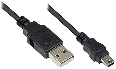 Good Connections Kabelis USB Alcasa USB-A - miniUSB 0.15 m Juodas (3310-AM01)