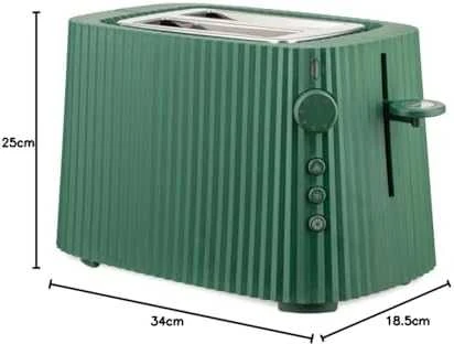 Toaster Alessi Plisse Žalias