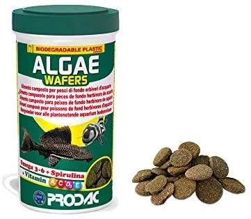 Prodac Algae Wafers augalinės tabletės dugninėms žuvims 100ml 50g