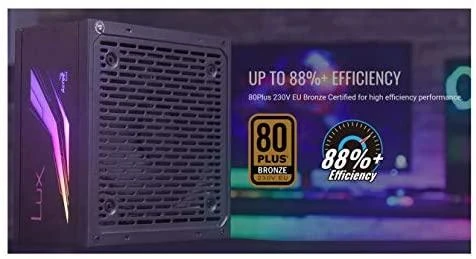 Maitinimo šaltinis Aerocool LUX AEROPGSLUXRGB-550 (550 W, 120 mm)