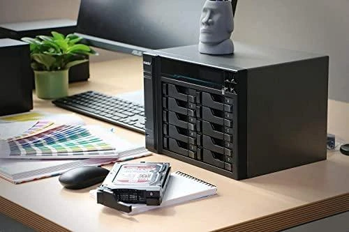 Serveris Asus AsusTor 8 Bay NAS AS6508T Iki 8 HDD/SSD, Intel ATOM C3538 Quad-Core, Procesoriaus dažnis 2,1 GHz, 8 GB, SO-DIMM DDR4, Juodas