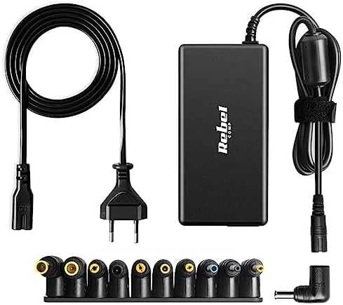 Įkroviklis universalus REBEL for Notebook/Nešiojamas kompiuteris 90W/18-20V juodas