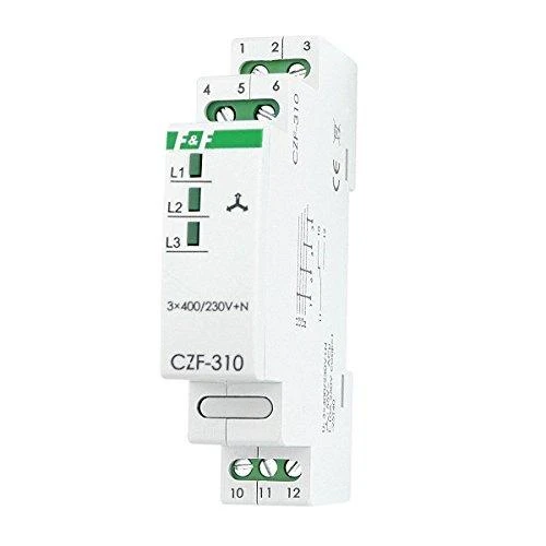 F&F Fazės atrofija ir asimetrija relės 10A 1P 4sec 55V CZF- 310