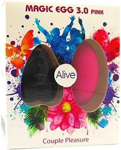 Alive Vibrating kiaušinių makšties masažuoklis su nuotolinio valdymo pulteliu, 10 režimų