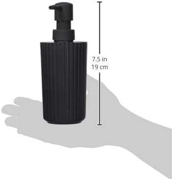 Dispenser for liquid soap, gel, Minas, juodos spalvos, WENKO