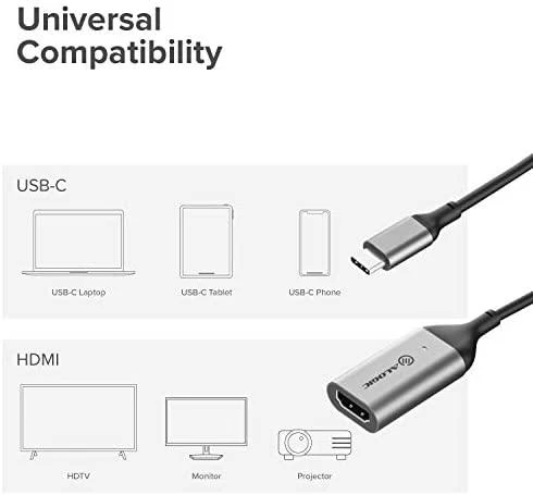 AV adapteris „Alogic Alogic Ultra“ USB-C - HDMI 4K 0,15M adapteris (ULUCHDADP)