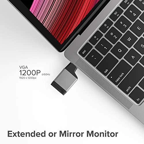Alogic – Ultra Mini USB-C į VGA adapteris – S