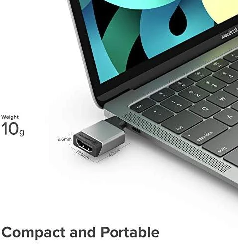 Adapteris USB Alogic Ultra MINI USB-C – HDMI Pilka (ULCHDMN-SGR)