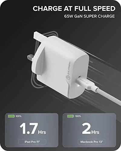 Alogic VCG1X65 1x USB- C 3.25 A (VCG1X65- ES)