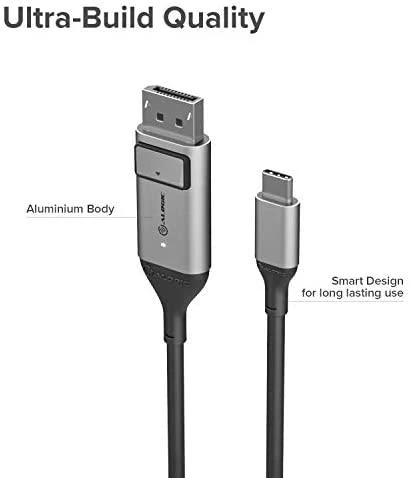 „Alogic USB C“ adapterio kabelis, C tipo - D prievadas, M/M, 4k 60 Hz, 1 m, žalias