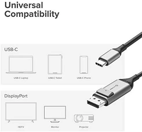 „Alogic USB C“ adapterio kabelis, C tipo - D prievadas, M/M, 4k 60 Hz, 1 m, žalias