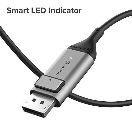 Kabelis USB Alogic USB-C - DisplayPort 2 m Juodas (ULCDP02-SGR)